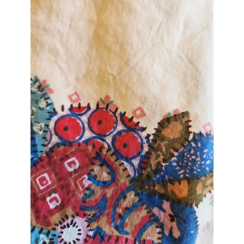 Vintage 90s quilted stitch pillowcase 1 single sham